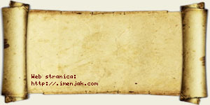 Isak Antić vizit kartica